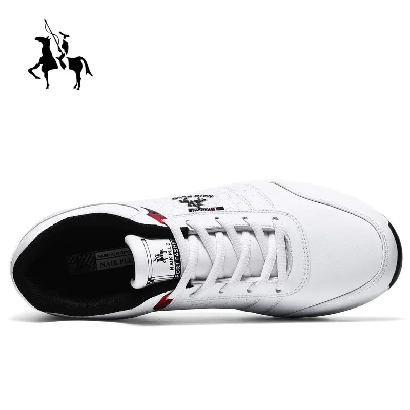 Leather Men Shoes Sneakers Trend Casual Breathable Leisure Male Sneakers Non-Slip Footwear Vulcanized Shoes For Men