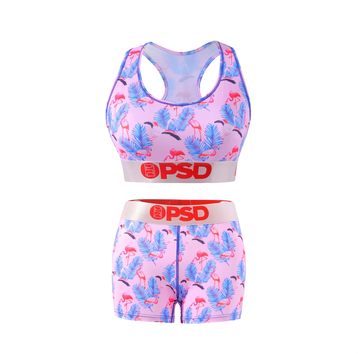 Fashion Sports Lingerie Set Women's Plus Size Bra Sexy Two Piece Tank Top And Boxer Set Comfortable Underwear Suit