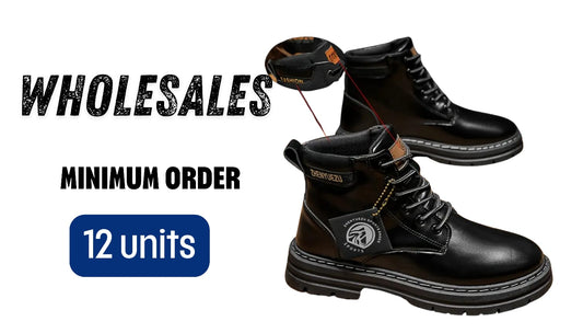 DAYSMen's Casual High-Top Large Size Hiking Shoes - Multifunctional British Style, Wear Resistant and Slip Proof Sole Boots, Multi-Terrain