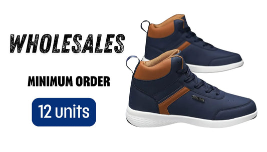 New PU Upper High-Top Fashion Business Outdoor Off-Road British Style Casual Sports Shoes