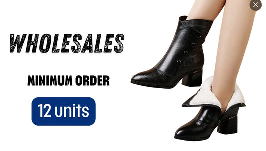 2025 Winter New Fleece-Lined Thickened Anti-Slip High Quality Synthetic Cover Warm Pointed Toe High Heel Women's Short Boots with Pattern and Chunky Sole