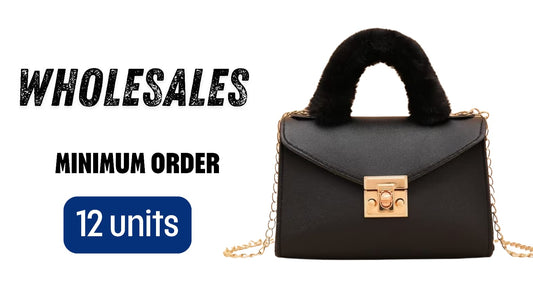 Autumn Winter Soft Plush Faux Fur Handbag with Detachable Chain Strap & Wrist Lock Closure - Small Square Handbag for Daily Shopping, White/Black, Small Handbag, Versatile Fashion Accessory, Goldtone Hardware