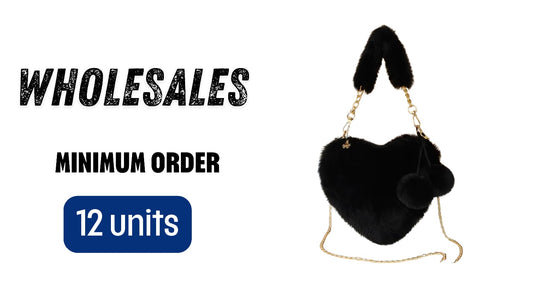 Autumn/Winter New Fashion Versatile Plush Heart Shoulder Bag