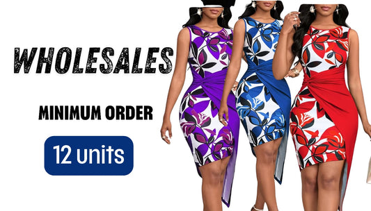 12pc Elegant St. Patrick'S Day Party Dress - Sleeveless Floral Print, Twist Front, Asymmetrical Hem, Navy Blue & White, Perfect for Spring/Summer Gatherings, Festive Attire|Floral Print Dress|Asymmetrical Hemline, St Patricks Day Dress