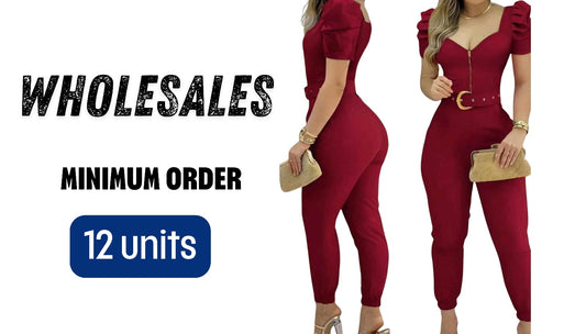 INAWLY Skinny Sexy V-Neck Zipper Sleeveless Jumpsuit For Women, Without Belt